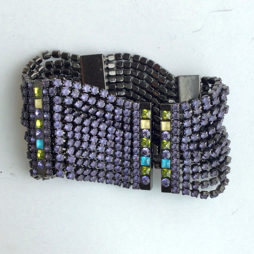 Matte Rhinestone Bracelet - Picture 3 of 5